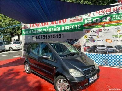 Second-hand Mercedes A140 82 CP (60 kW) 2001 Negru Hatchback