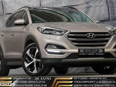 Second-hand Hyundai Tucson Premium 185 CP (136 kW) 2017 Culoaregalbeuriu SUV