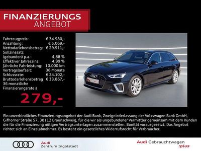 Utilizat 2023 Audi A4 S-Line Break | 37.773 EUR (Preț OK)