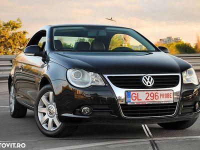 Second-hand VW Eos 115 CP (84 kW) 2007 Culoarenegru Cabrio