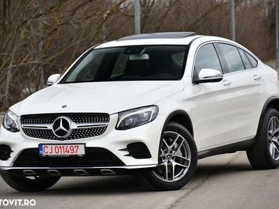 Second-hand Mercedes GLC250 Exclusive 204 CP (150 kW) 2017 Culoarealb Coupe
