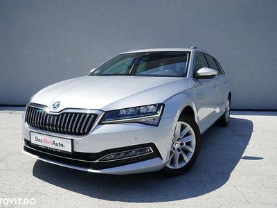Second-hand Skoda Superb Style 200 CP (147 kW) 2022 Gri deschis  metalic  perleffect Break
