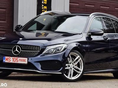 Second-hand Mercedes C220 AMG line 170 CP (125 kW) 2015 Culoarealbastru Break