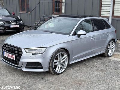 Second-hand Audi A3 S-Line 184 CP (135 kW) 2017 Culoarealbastru Hatchback