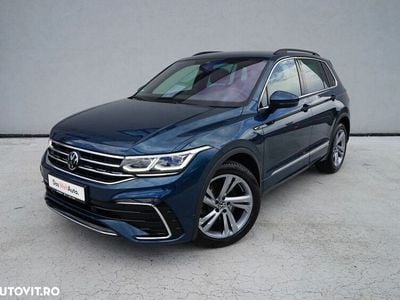 Albastru mediu metalic pereffect Utilizat 2022 VW Tiguan R-line SUV | 30.900 EUR (Preț bun)