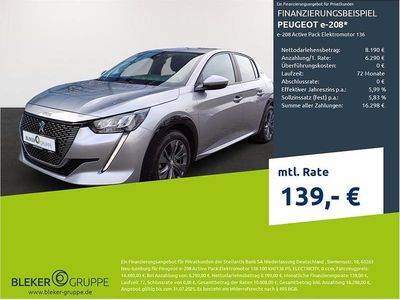 Second-hand Peugeot e-208 Active 100 kW (136 CP) 2021 Hatchback