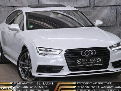Second-hand Audi A7 S-line plus 320 CP (235 kW) 2016 Culoarealb Hatchback