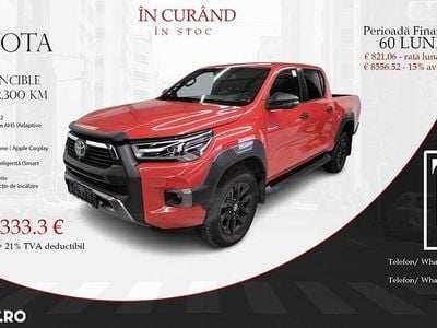 Second-hand Toyota HiLux 204 CP (150 kW) 2022 Culoarerosu Pickup