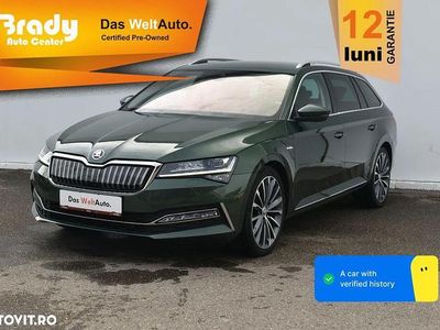 Second-hand Skoda Superb Style 218 CP (160 kW) 2020 Culoareverde Break
