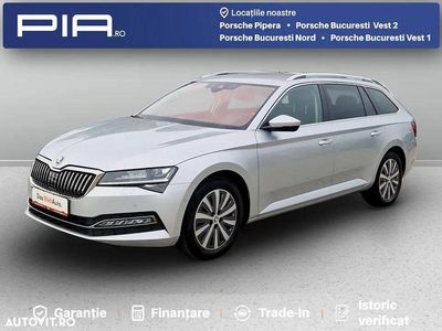 Second-hand Skoda Superb Style 200 CP (147 kW) 2022 Argintiu  metalic Break
