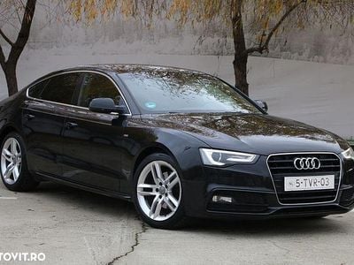 Culoarenegru Utilizat 2014 Audi A5 Sportback S-Line Hatchback | 11.950 EUR (Preț OK)