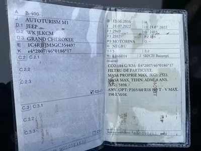 Utilizat 2016 Jeep Grand Cherokee Summit SUV | 15.000 EUR (Preț bun)
