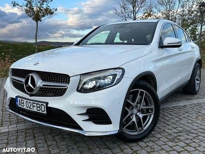 Second-hand Mercedes GLC250 AMG line 211 CP (155 kW) 2016 Culoarealb Coupe