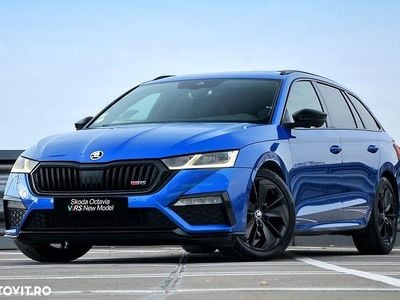 Culoarealbastru Second-hand 2021 Skoda Octavia RS Break | 20.900 EUR (Preț bun)