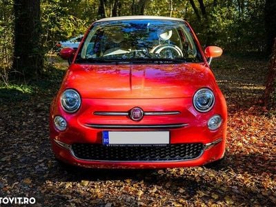 Second-hand Fiat 500 69 CP (50 kW) 2017 Culoarerosu Cabrio