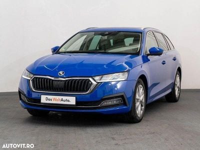 Albastru dechis metalic Second-hand 2020 Skoda Octavia Break | 16.900 EUR (Preț OK)