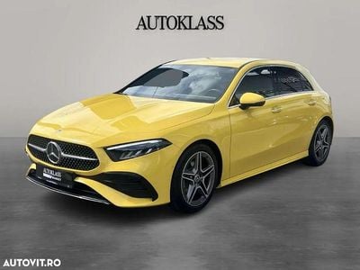 Second-hand Mercedes A180 Advanced 136 CP (100 kW) 2023 Culoaregalbeuriu Hatchback
