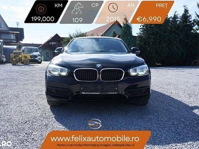 Second-hand BMW 116 Advantage 109 CP (80 kW) 2015 Culoarenegru Hatchback