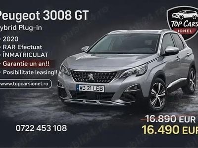 Gri Second-hand 2020 Peugeot 3008 GT SUV | 16.890 EUR (Preț OK)