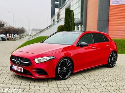 Second-hand Mercedes A180 AMG line 116 CP (85 kW) 2019 Culoarerosu Hatchback