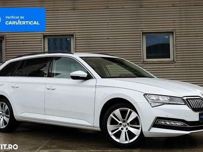 Second-hand Skoda Superb Style 218 CP (160 kW) 2021 Culoarealb Break