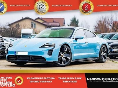 Second-hand Porsche Taycan Turbo 459 kW (625 CP) 2020 Culoarealbastru Berlinǎ