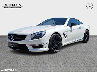 Second-hand Mercedes SL63 AMG AMG 537 CP (394 kW) 2013 Culoarealb Cabrio