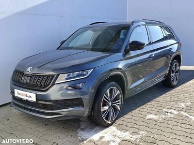 Gri mediumetalic Utilizat 2020 Skoda Kodiaq RS SUV | 35.450 EUR (Puțin scump)
