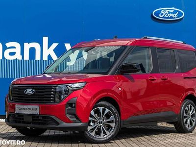 Second-hand Ford Tourneo Courier Titanium 125 CP (91 kW) 2024 Culoarerosu Monovolum