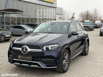 Second-hand Mercedes GLE300 AMG line 272 CP (200 kW) 2022 Culoarealbastru SUV