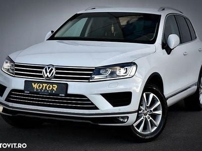 Second-hand VW Touareg 204 CP (150 kW) 2015 Culoarealb SUV