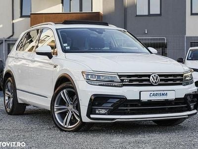 Second-hand VW Tiguan R-line 150 CP (110 kW) 2019 Culoarealb SUV