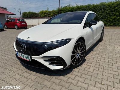 Second-hand Mercedes EQS450+ AMG line 244 kW (333 CP) 2023 Culoarealb Berlinǎ