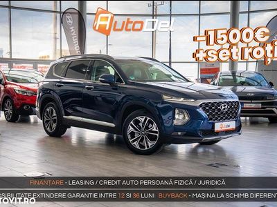 Albastru Utilizat 2019 Hyundai Santa Fe SUV | 23.999 EUR (Puțin scump)