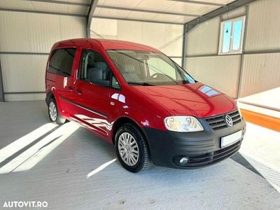 Second-hand VW Caddy 75 CP (55 kW) 2009 Culoarerosu Monovolum