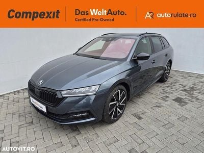 Second-hand Skoda Octavia SportLine 204 CP (150 kW) 2021 Gri Break