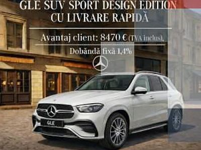 Nouă Mercedes GLE450 AMG 381 CP (280 kW) 2025 20 cpputere motor electricvopsea manufaktur gri alpine SUV