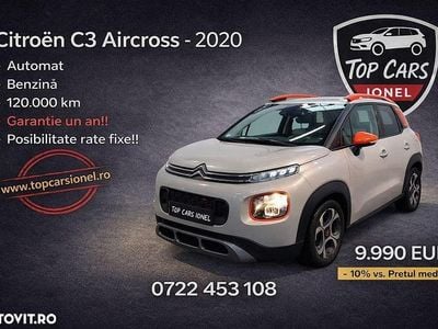 Culoarenegru Second-hand 2020 Citroën C3 Aircross PureTech SUV | 9.990 EUR (Super Preț)