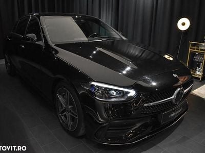 Second-hand Mercedes C220 AMG line 194 CP (142 kW) 2021 Culoarenegru Berlinǎ