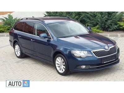 Second-hand Skoda Superb 140 CP (102 kW) 2014 Albastru Break