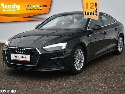 Second-hand Audi A5 Sportback 190 CP (139 kW) 2020 Culoarenegru Hatchback