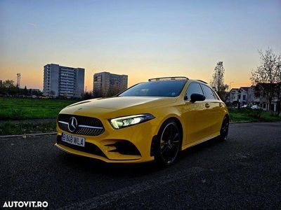 Culoaregalbeuriu Utilizat 2019 Mercedes A180 AMG line Hatchback | 25.000 EUR (Scump)