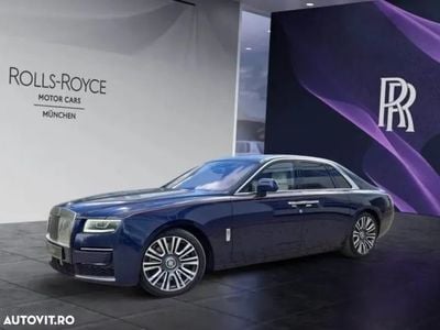 Second-hand Rolls Royce Ghost 571 CP (419 kW) 2022 Albastru Berlinǎ