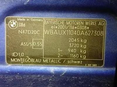 Albastru Utilizat 2009 BMW 318 Break | 1.800 EUR (Super Preț)
