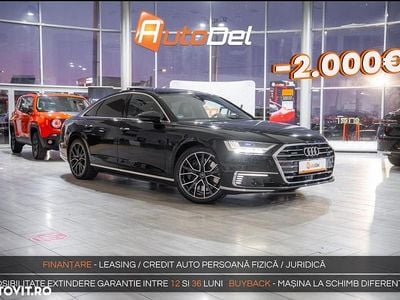 Negru Utilizat 2021 Audi A8 Berlinǎ | 48.999 EUR (Preț bun)