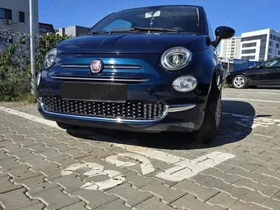 Second-hand Fiat 500 51 CP (37 kW) 2017 Albastru Hatchback