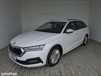 Second-hand Skoda Octavia Ambition 150 CP (110 kW) 2022 Culoarealb Break