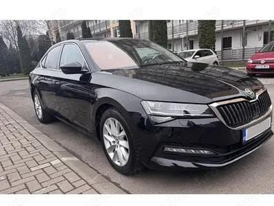 Second-hand Skoda Superb 150 CP (110 kW) 2022 Negru Berlinǎ