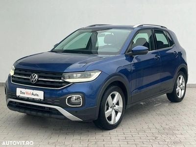 Second-hand VW T-Cross Style 110 CP (80 kW) 2022 Albastru mediu  normal SUV