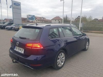 Second-hand VW Golf VII Comfortline 115 CP (84 kW) 2019 Culoarealbastru Break